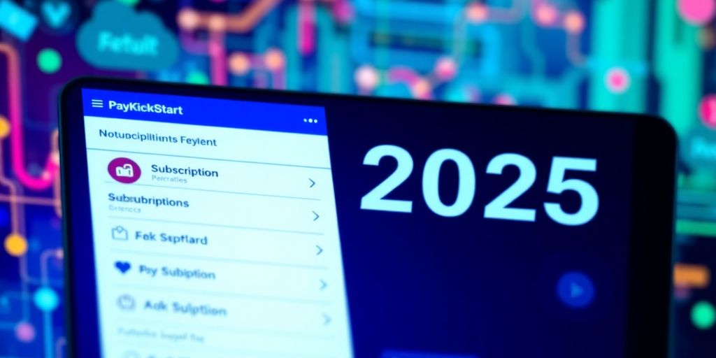 Digital payment interface for PayKickStart subscriptions.