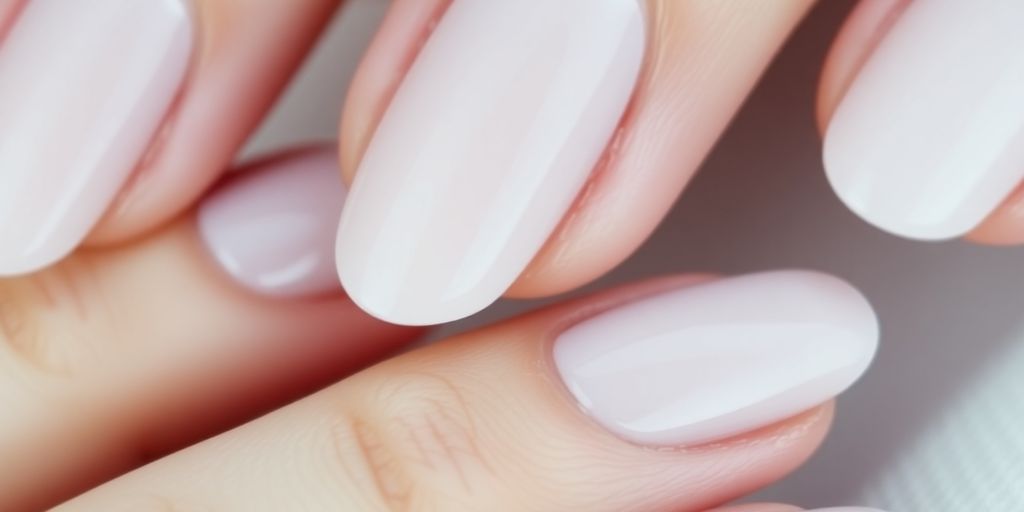 Unhas decoradas em cores claras, delicadas e elegantes.