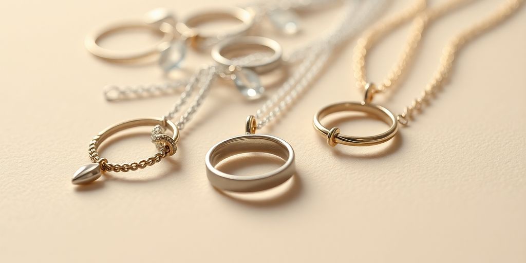 Sparkling jewelry, discount code floating.