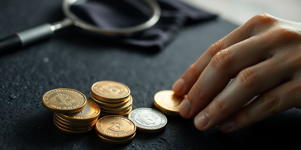 Expert en estimation de pièces d'or et d'argent.