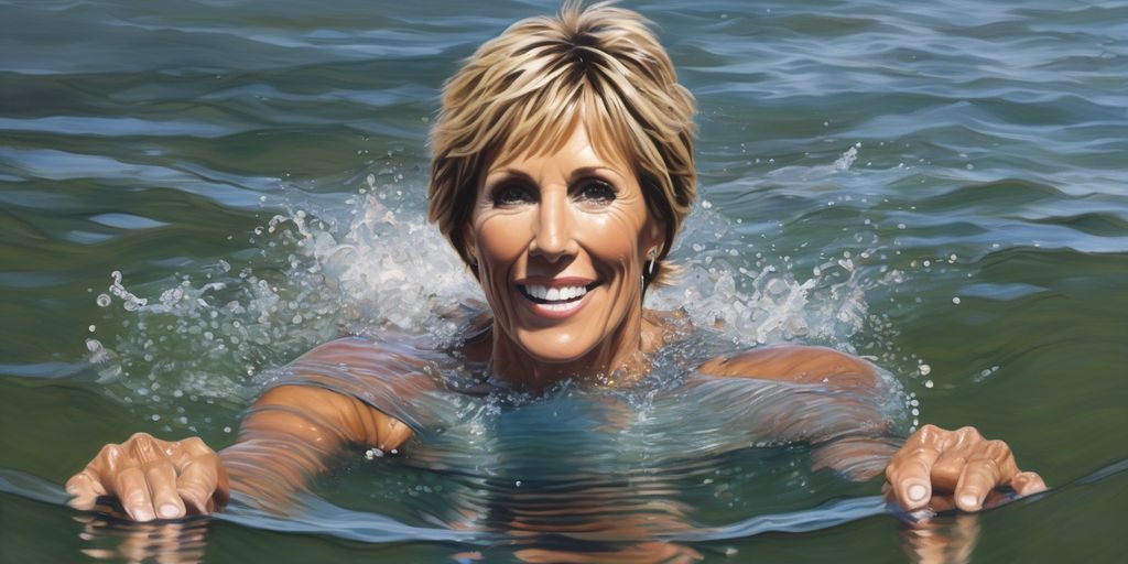 Diana Nyad swimming