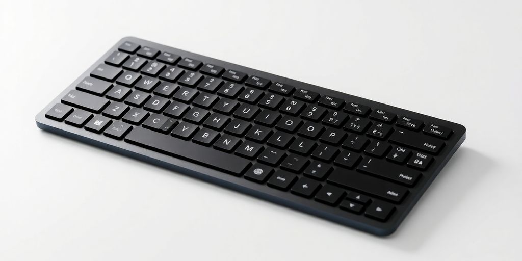 Nahaufnahme der iClever Bluetooth Tastatur BK10.