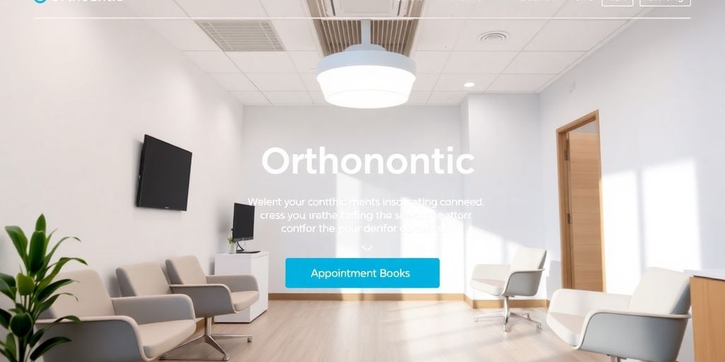 Orthodontist website conversion path.