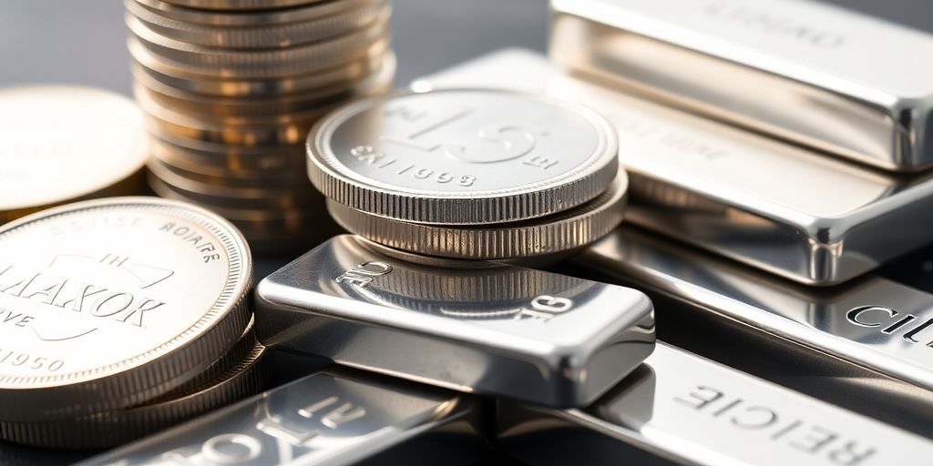 Pièces et lingots d'argent