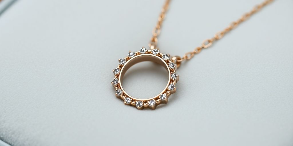Bijou scintillant sur un fond en velours.