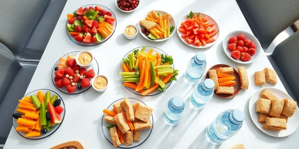 อาหารเบรคสุขภาพดีสำหรับประชุม