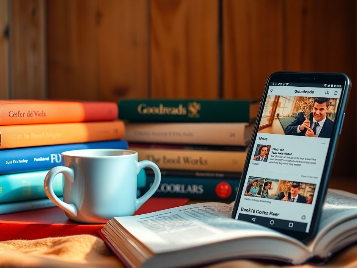 Cozy reading nook with books and a smartphone.