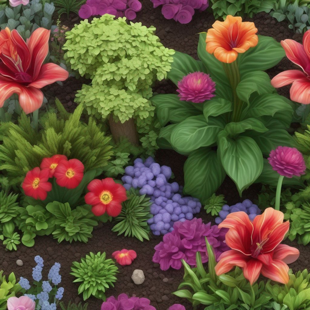 healthy lush garden soil care