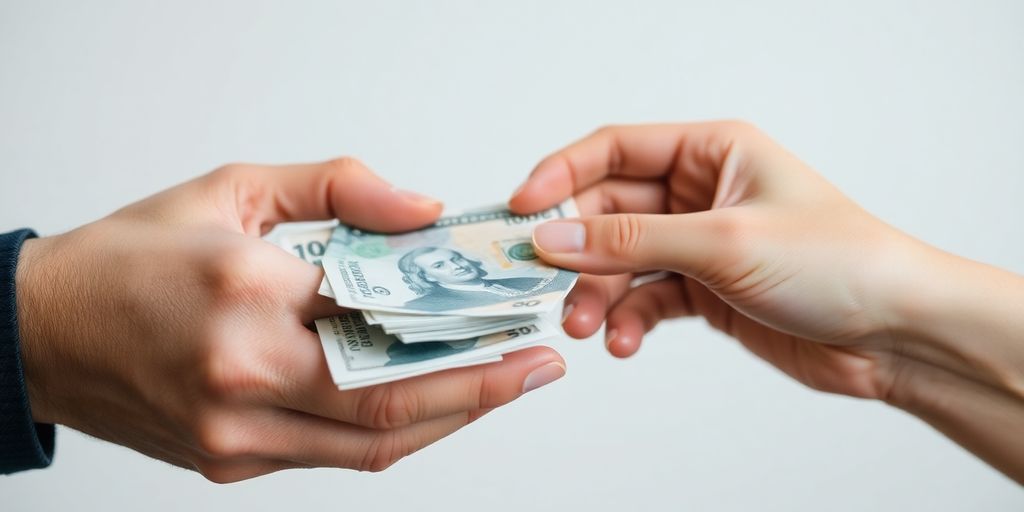 Échange d'argent sécurisé entre particuliers