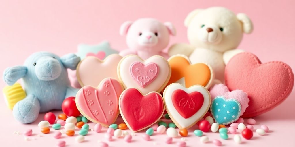 Heart-shaped treats for baby's first Valentine's Day.
