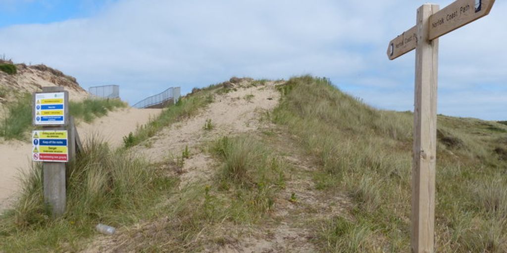 secluded nature trail in Norfolk