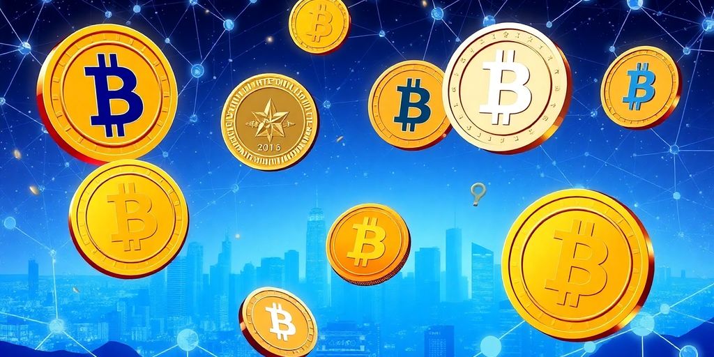 Illustrative image of stablecoins in a digital landscape.
