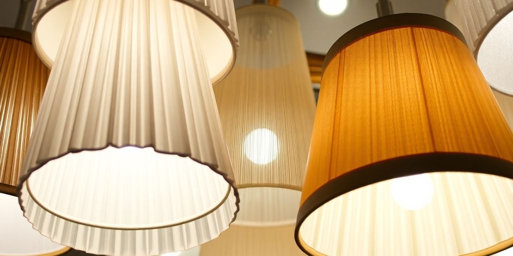 Various chandelier light shades