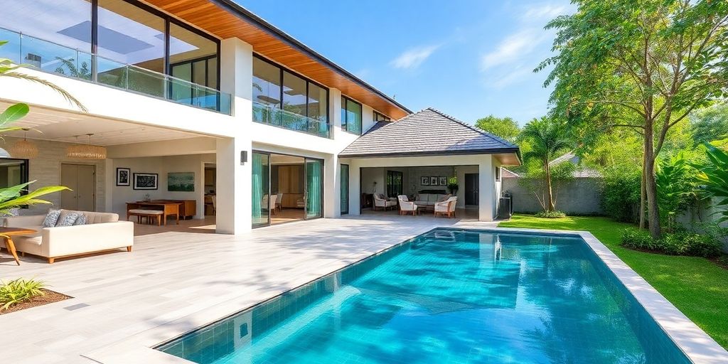 Stunning family home with garden and pool in Phuket.