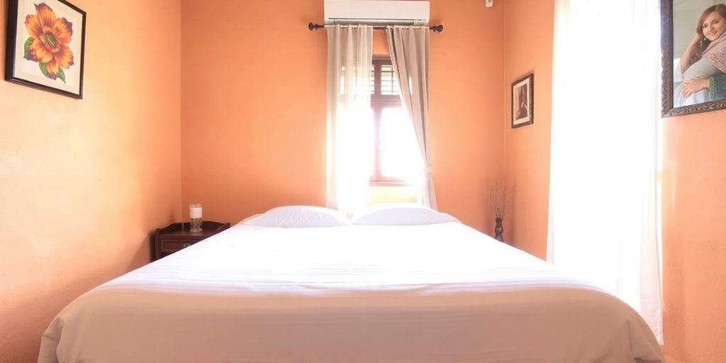 Hôtel pas cher Marrakech, chambre confortable, ambiance marocaine, bon rapport qualité-prix.