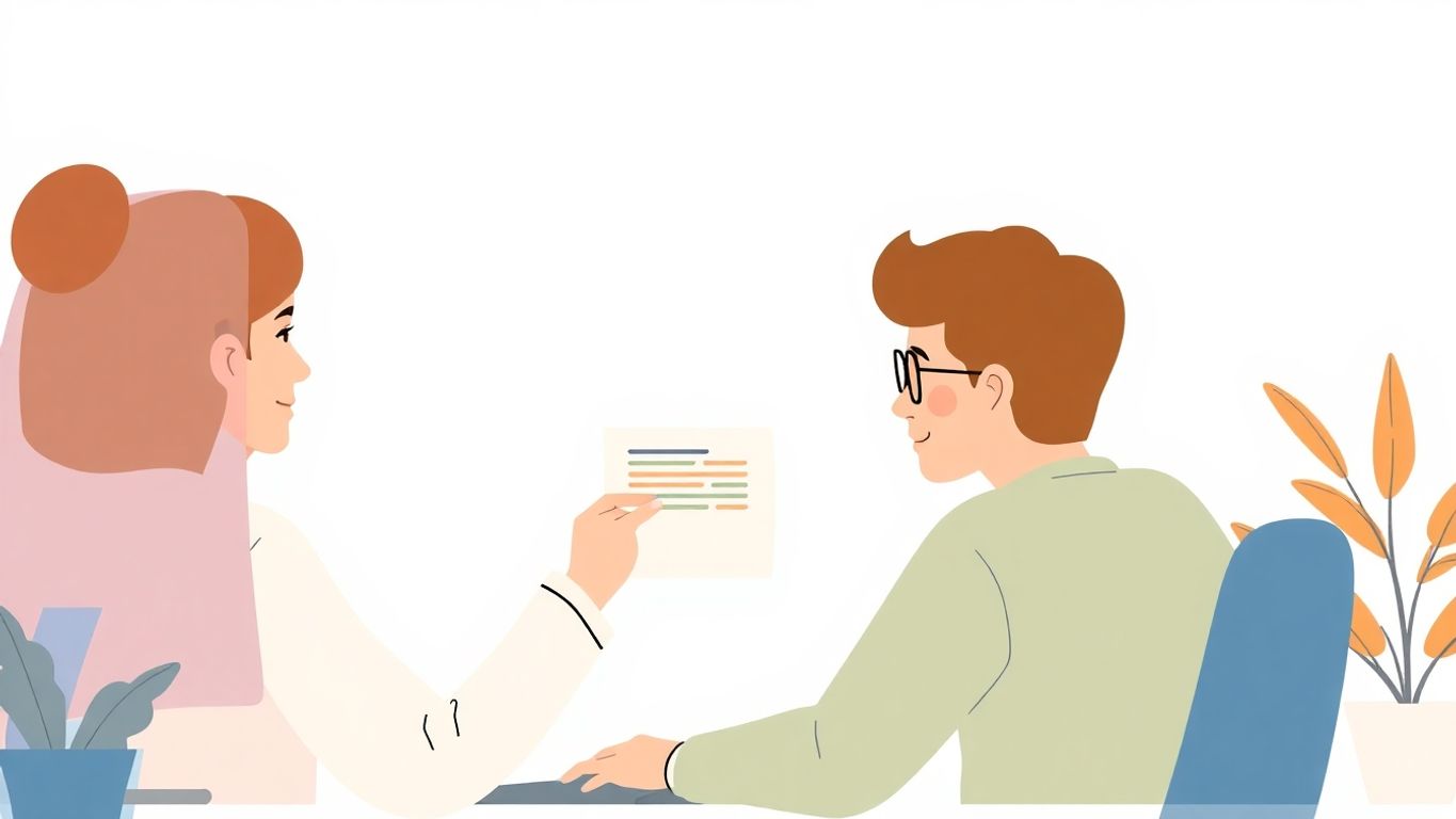 Illustrasjon av tilbakemelding til utviklerne.