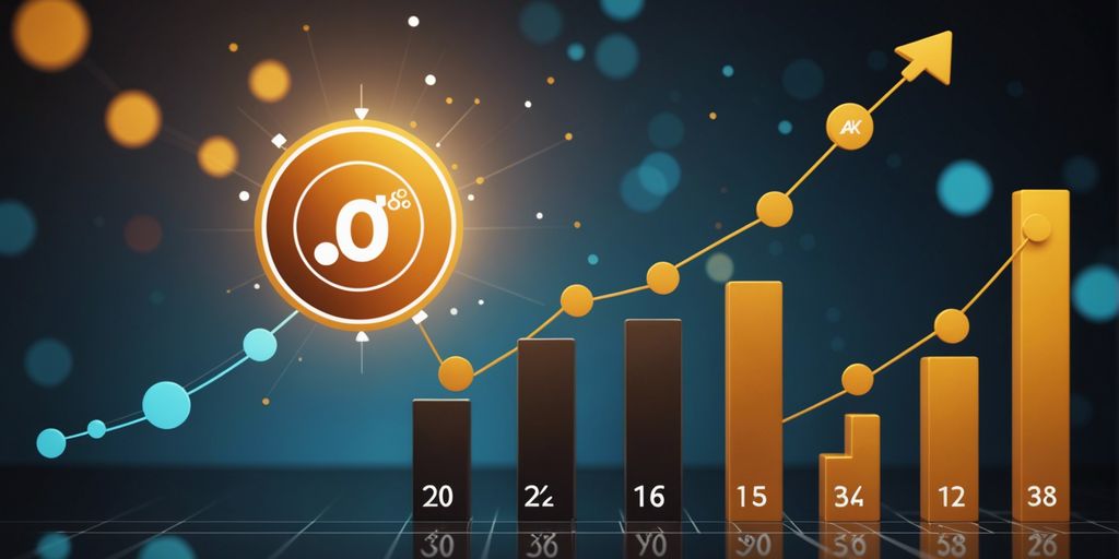 Graph indicating growth and scalability in digital marketing