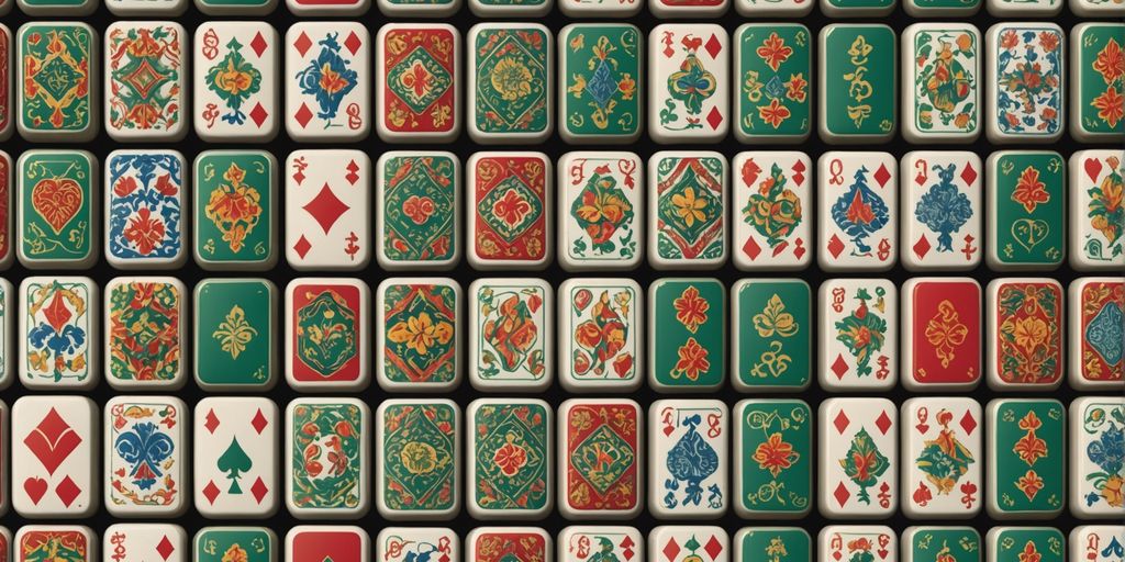 Fusion of Mahjong and poker tiles