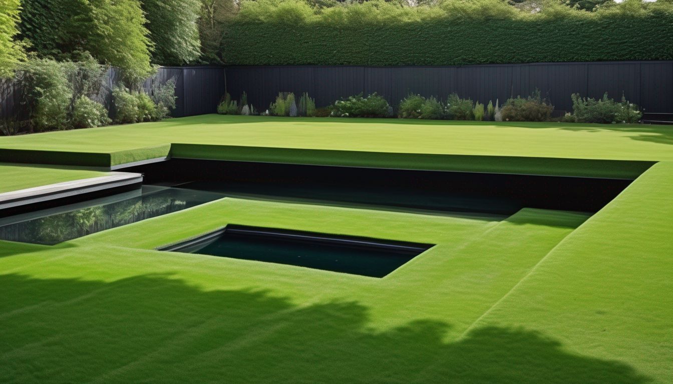 green lawn in London