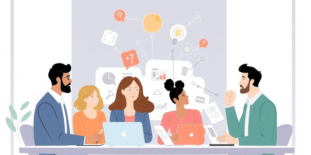 Diverse gründere i kreativt samarbeid for ny virksomhet.