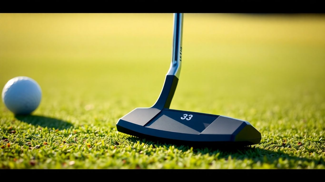 TaylorMade Spider Tour Black #3 putter on golf green