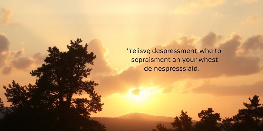 Serene landscape with silhouettes and soft dawn light.