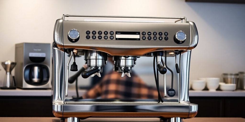 Victoria Arduino Eagle One Prima espresso machine in a café.