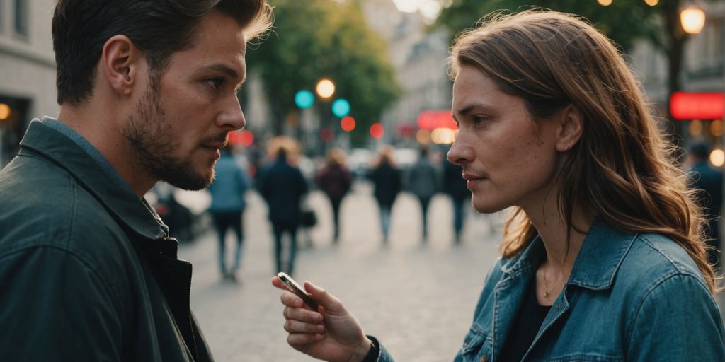 Couple discussing openly to resolve conflict and build connection.