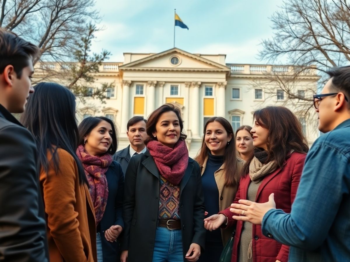 Oameni discutând despre drepturile fundamentale în România.