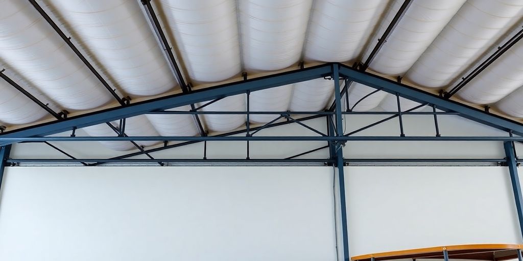 PU sandwich panels in a cold storage facility.