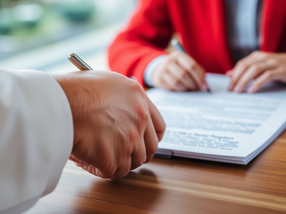 Mâini strângând încheierea unui contract.
