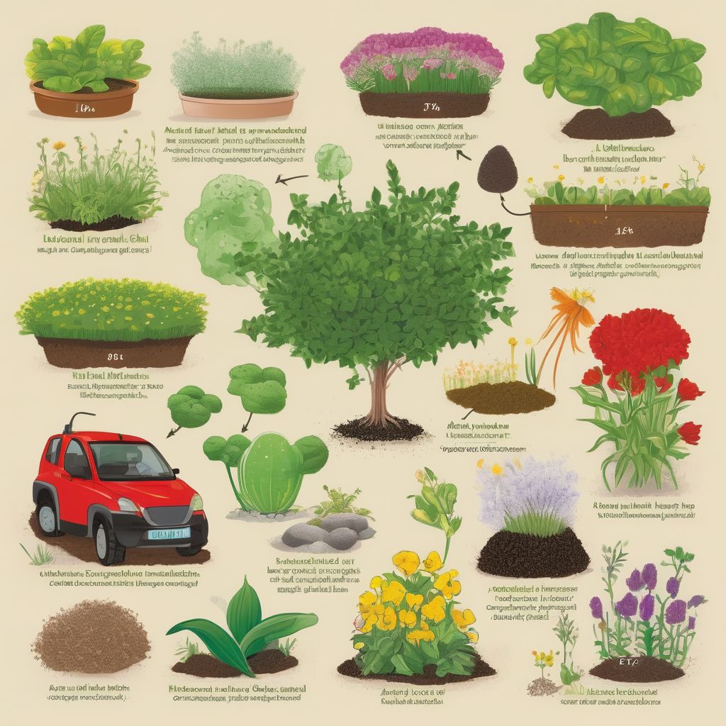 organic and mineral-based fertilizers in a UK garden