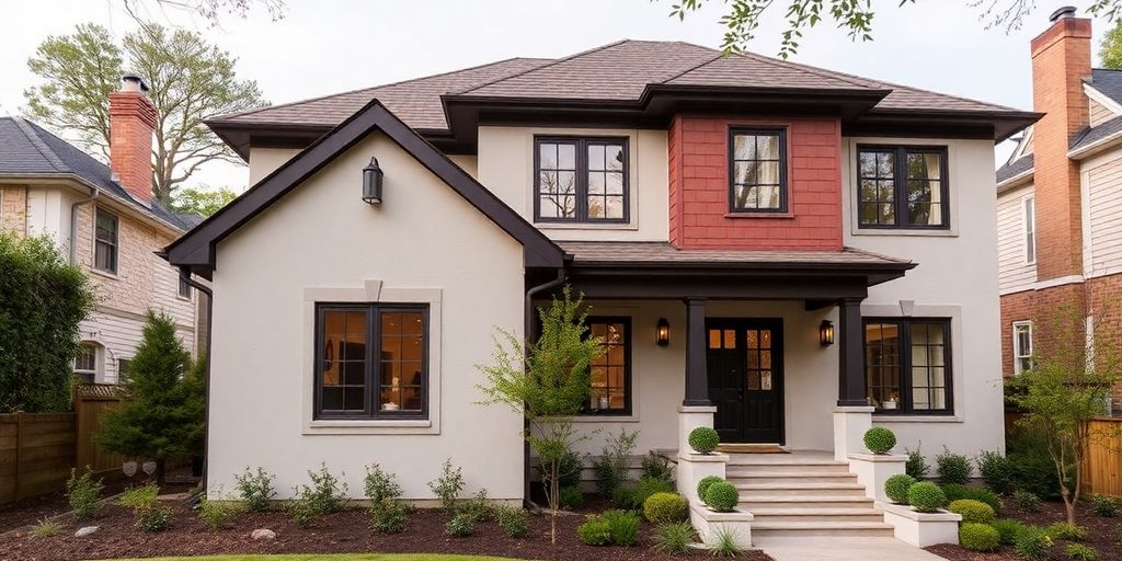 Virginia-Highland house exterior with professional remodeling.
