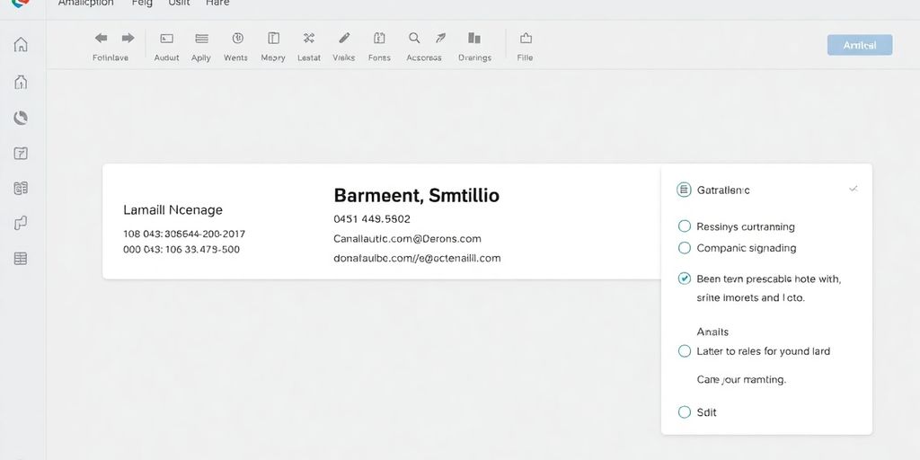 Letsignit email signature tool interface.