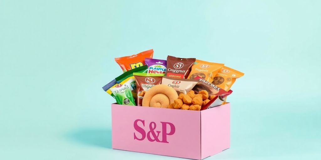 กล่องสแน็คบ็อกซ์ S&P เต็มไปด้วยของว่างอร่อย