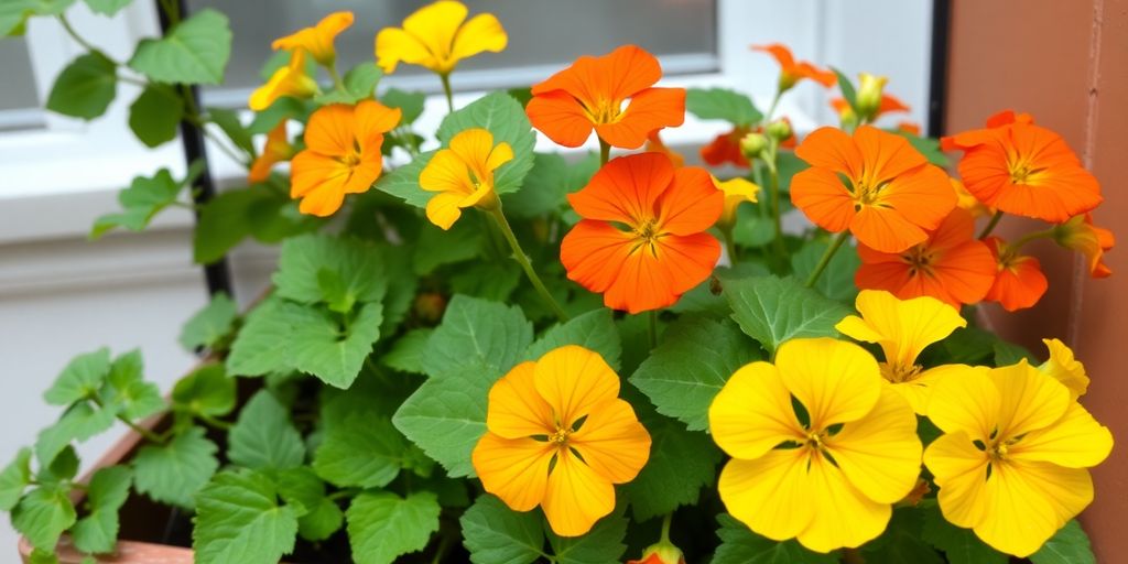 Kapuzinerkresse im Balkonkasten – Essbar, dekorativ und pflegeleicht