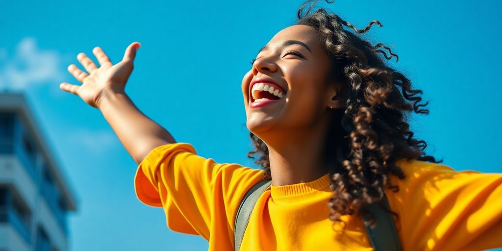 Person successfully navigating life with ADHD.