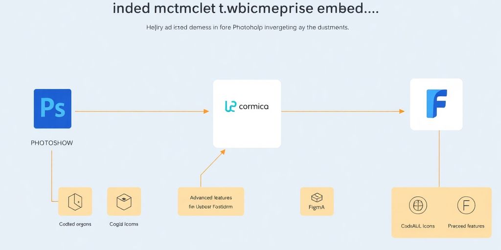Diagram of Photoshop to Figma migration.