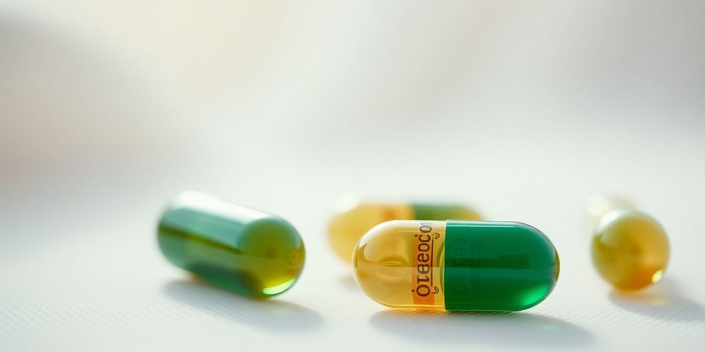 Cápsulas de Ozempic em um fundo suave.