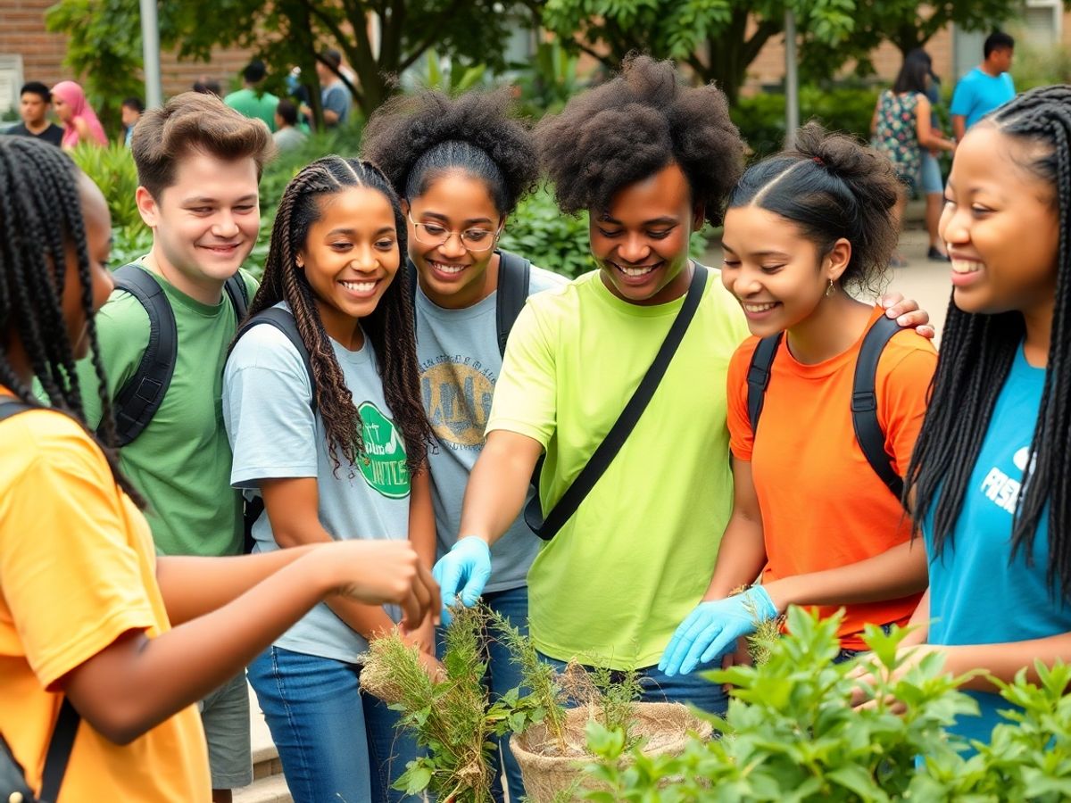 Tineri implicați în proiecte de educație civică.