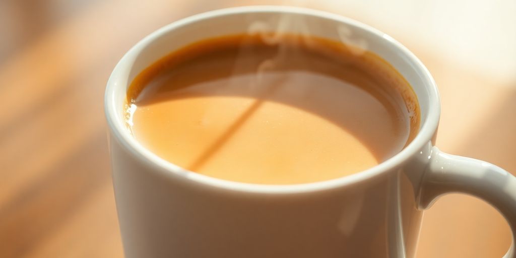 Malaysian white coffee mug