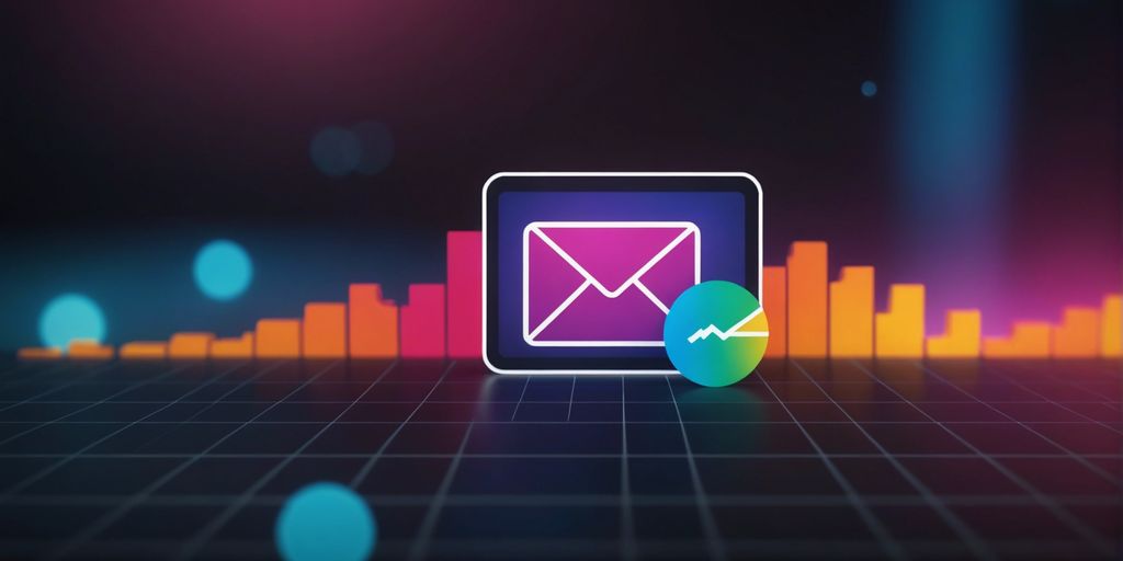 Email icon with a rising graph, representing the importance and effectiveness of email marketing campaigns.