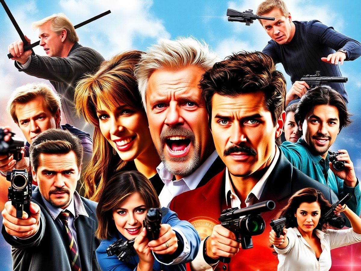 Actori populari în scene cinematografice captivante.