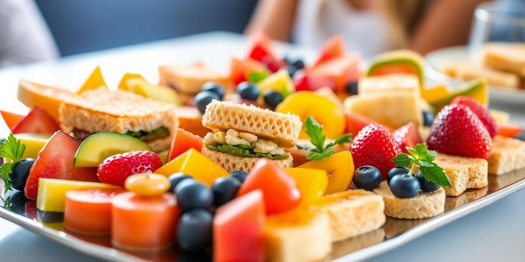 ขนมอร่อยหลากหลายจัดเบรคพร้อมเสิร์ฟ