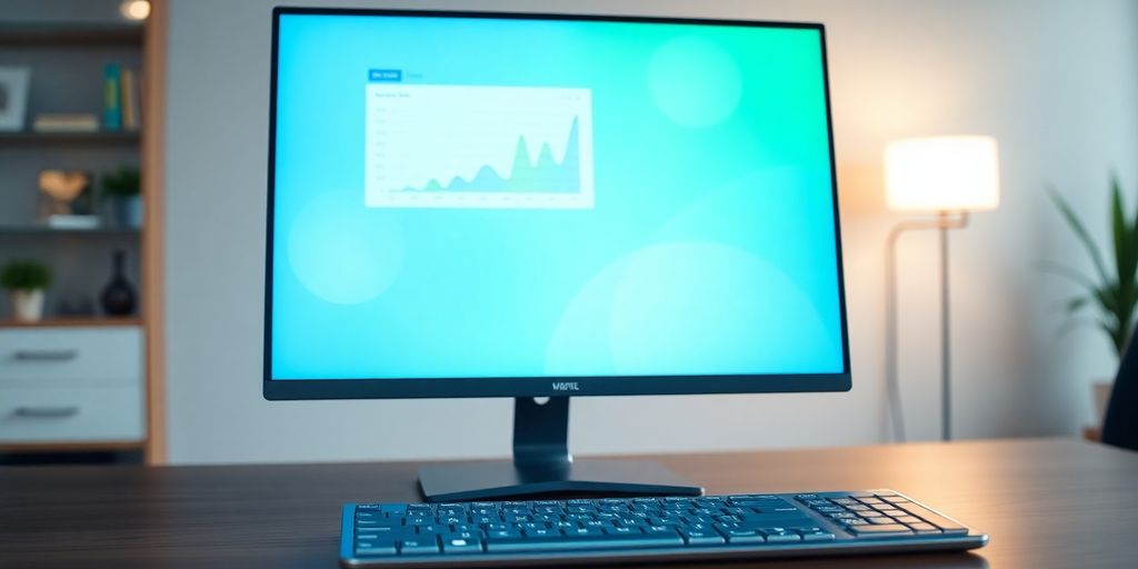 AI assistant streamlines project management on a computer.