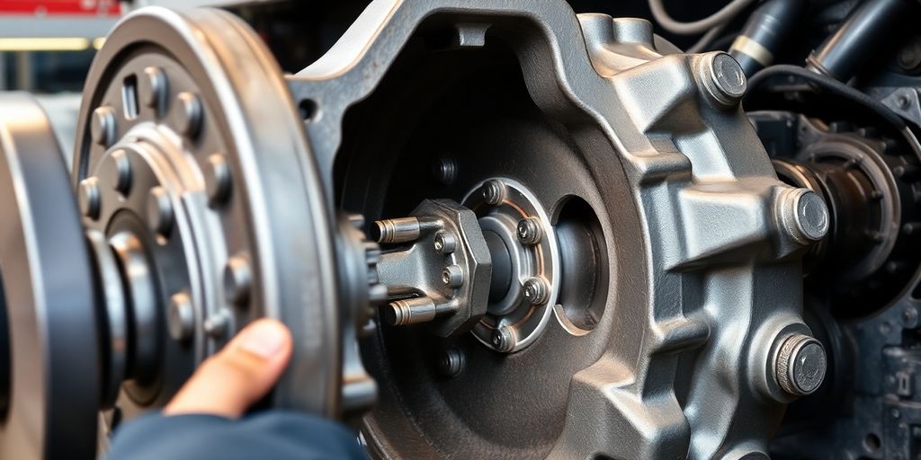 Ford truck differential assembly, mechanical parts, automotive repair