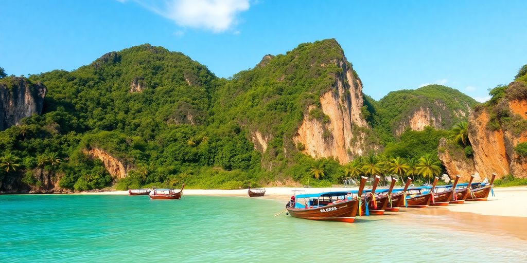 Stunning coastline view of Krabi, ideal for investments.