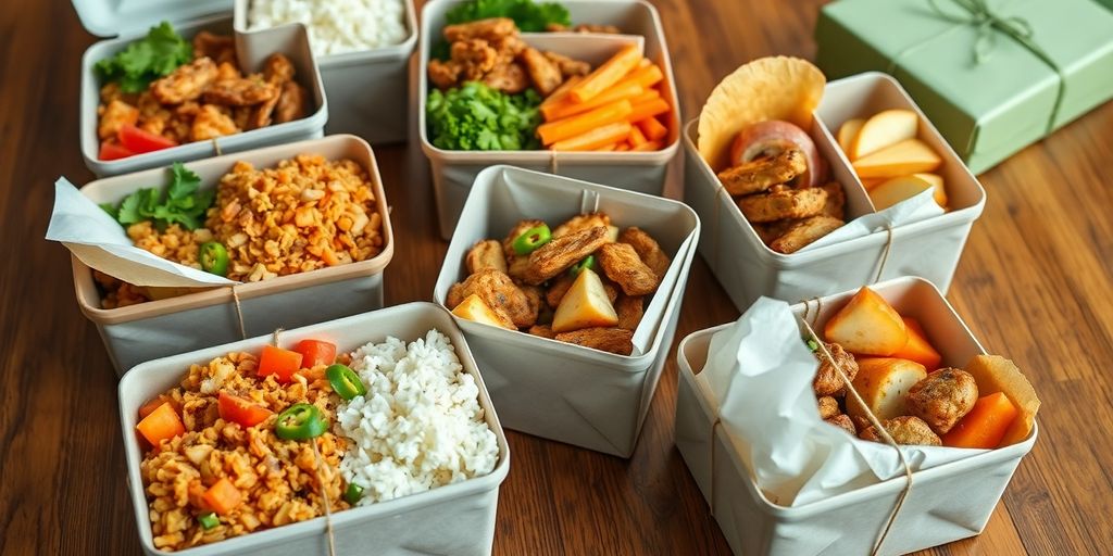 ข้าวกล่องจัดเบรคหลากหลายเมนู