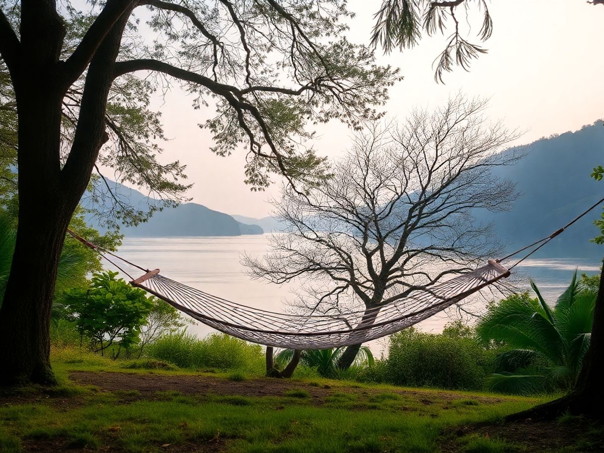 Imagem de uma paisagem natural serena para descanso.