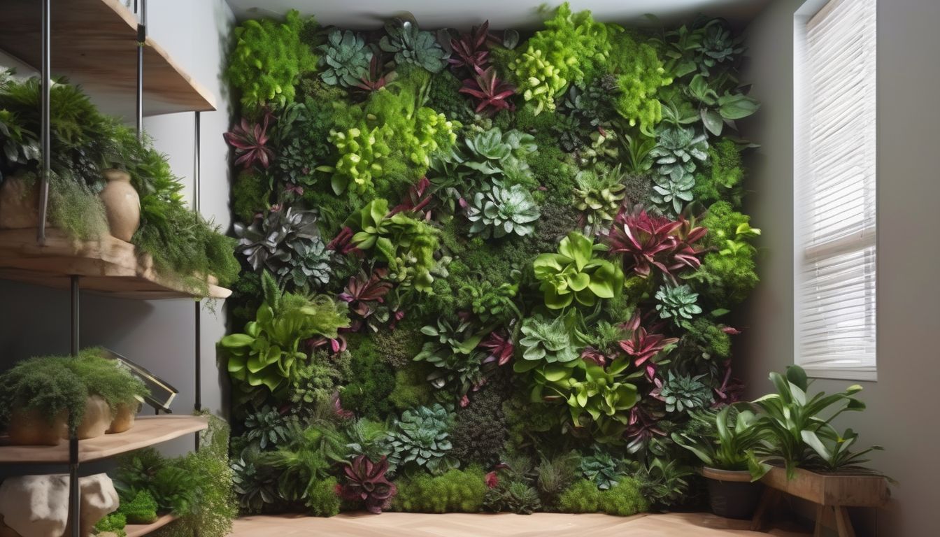 vertical garden in a small indoor space